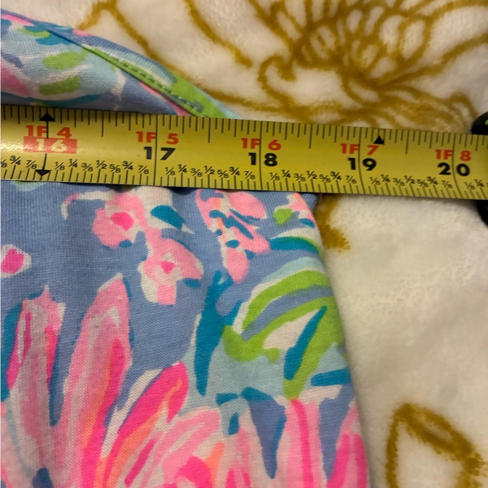 NWOT Loro Midi Dress Peri Blue Print (Sunrise Bay) - Picture 5 of 5